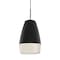 Besa Lighting Abu 12 Cord Pendant, Black/Glitter, Bronze Finish, 1x9W LED 1JT-ABU12BK-LED-BR - alternate 1